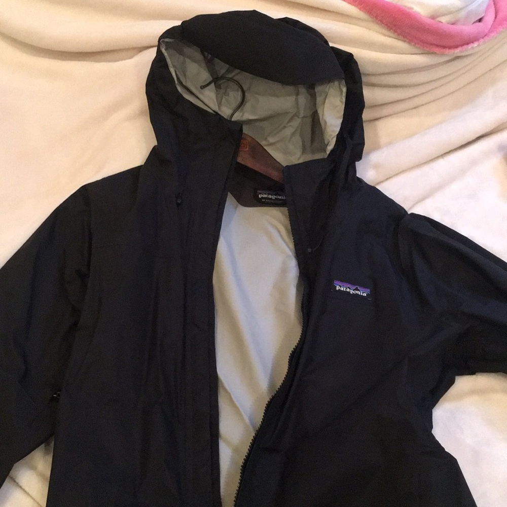 Black Patagonia Rain Jacket